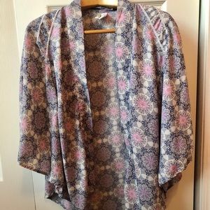 Japna Women’s Lightweight Kimono Blouse Size M